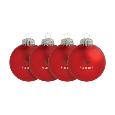 Logotrade promotional items photo of: Christmas Bauble Ø 6 cm - set of 4 - Made in Europe