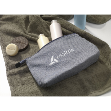 Logo trade promotional items image of: Wolkat Safi Recycled Textile Cosmetic Bag