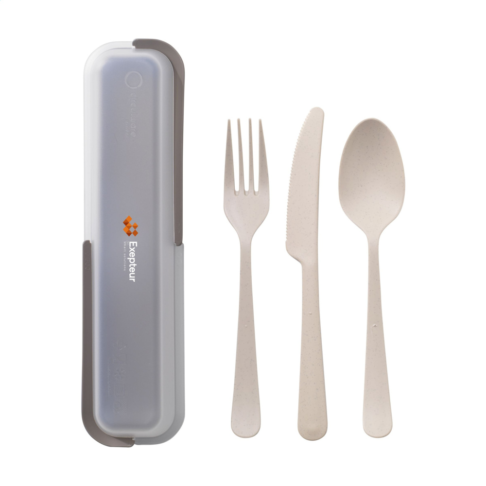 Logo trade corporate gift photo of: Outdoor 3-piece Cutlery Set