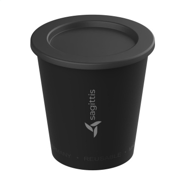 Logo trade corporate gift photo of: Drinking Cup Bio-Based Lid 200 ml