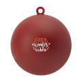 Christmas Bauble Ø 7 cm Recycled PP - Made in Europe, red