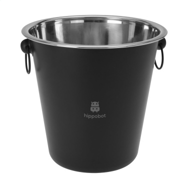 Logo trade business gift photo of: CoolBlack Champagne Bucket