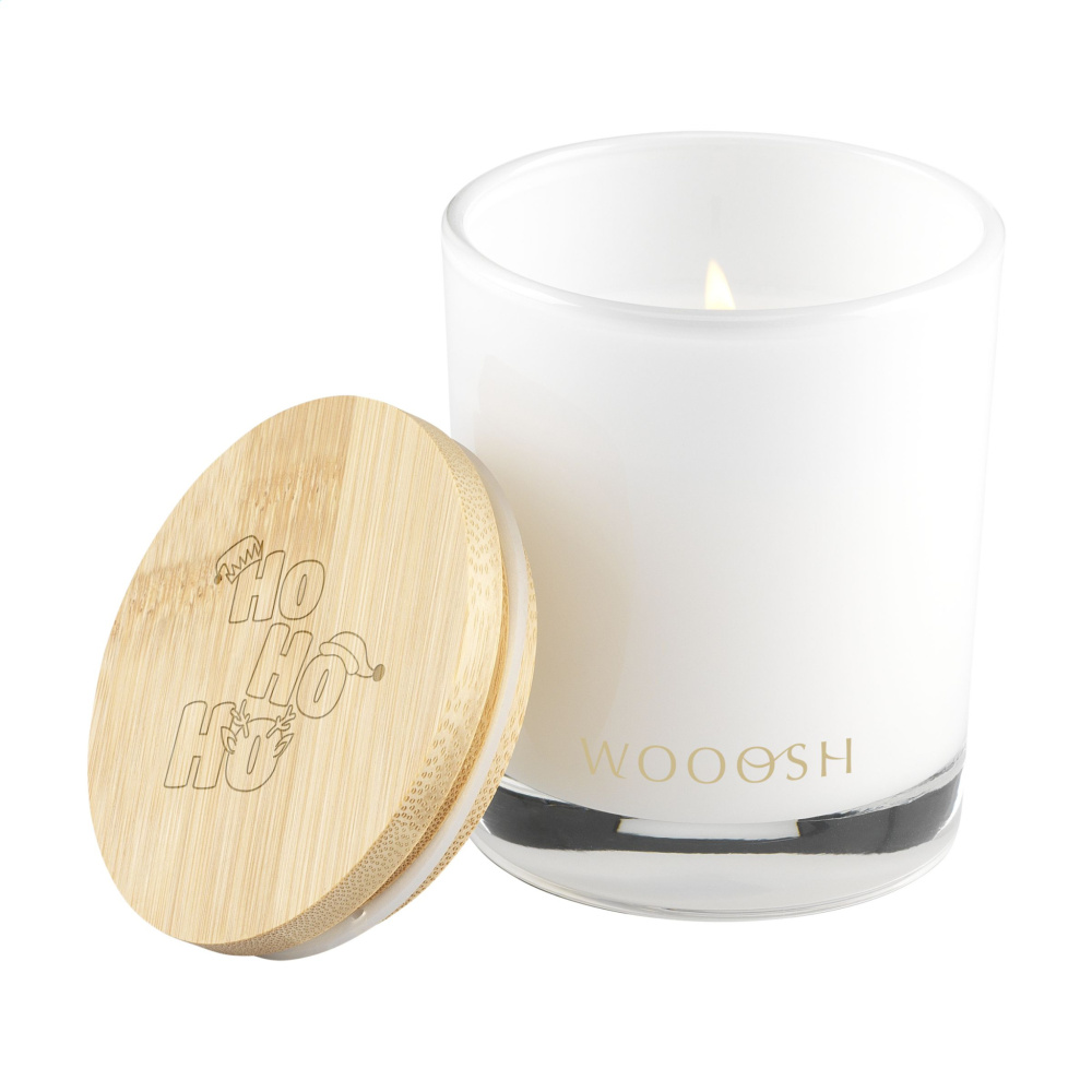 Logo trade business gifts image of: Wooosh Scented Candle Sweet Vanilla X-Mas