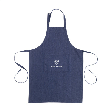 Logotrade corporate gift picture of: Apron GRS Recycled Denim (220 g/m²)