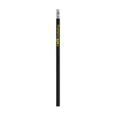 Logo trade business gift photo of: Topic varnished pencil