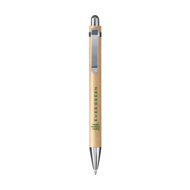 Logo trade promotional giveaways image of: Boston Bamboo pen