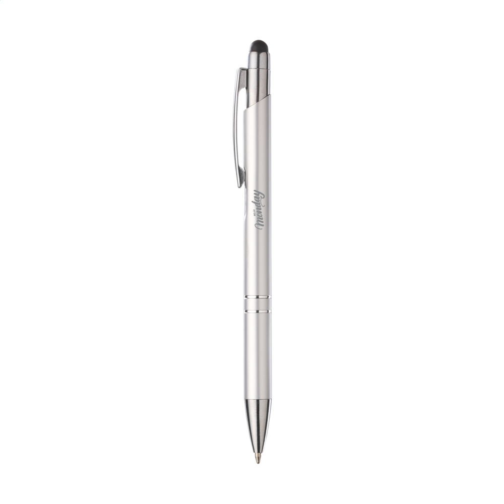 Logo trade advertising products image of: Ebony Touch stylus pen