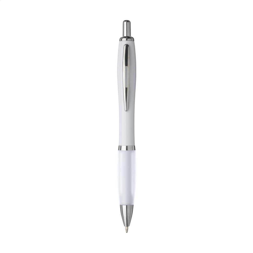 Logo trade promotional giveaways image of: Athos White pen