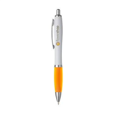 Logo trade business gifts image of: Athos White pen