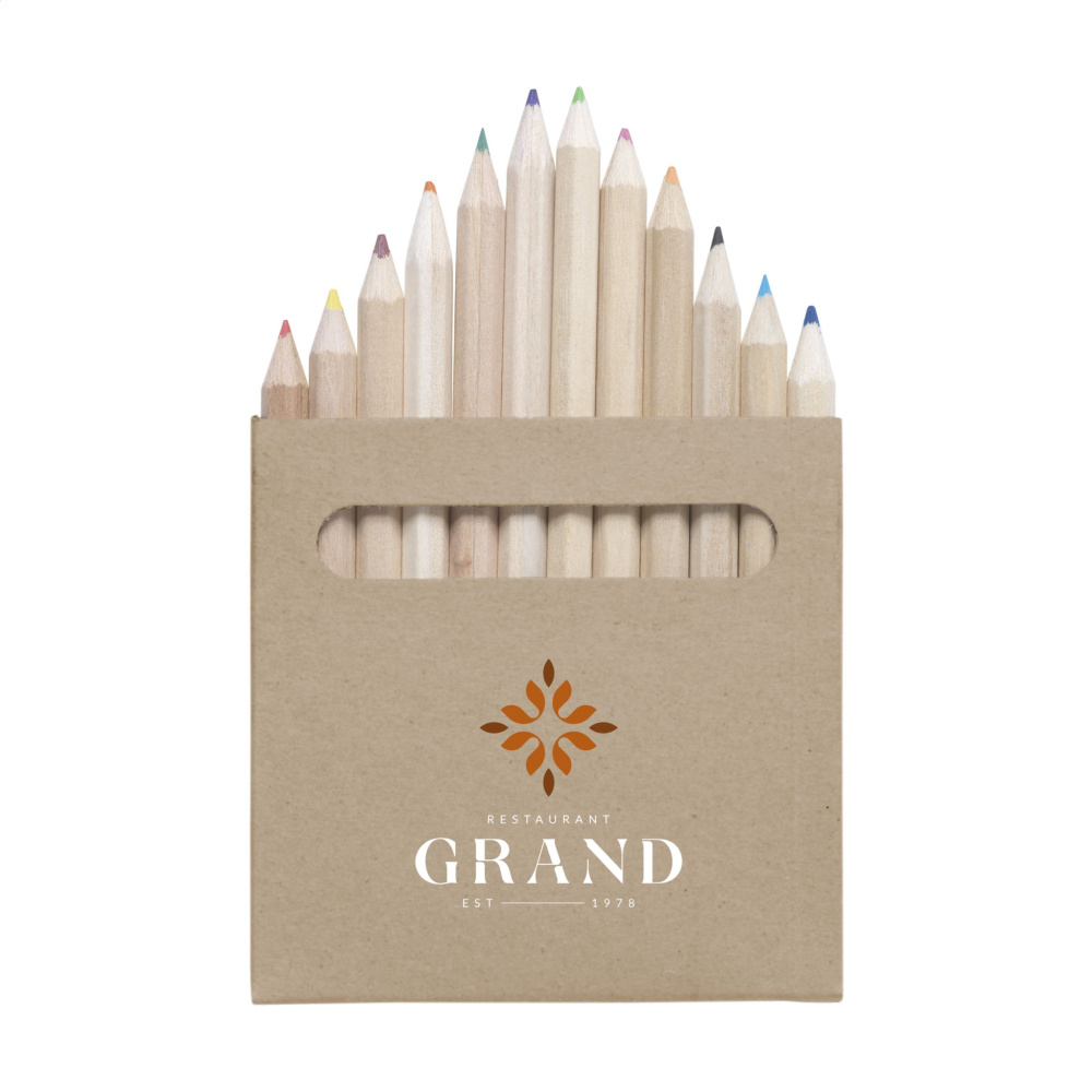 Logo trade promotional merchandise image of: Pastelli coloured pencils