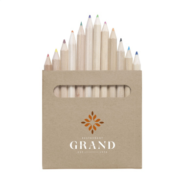 Logo trade promotional products image of: Pastelli coloured pencils