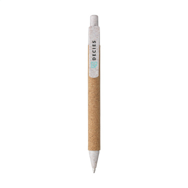 Logo trade promotional items picture of: Cork ECO Write pen