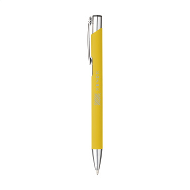 Logotrade promotional gift image of: Ebony Soft Touch pen