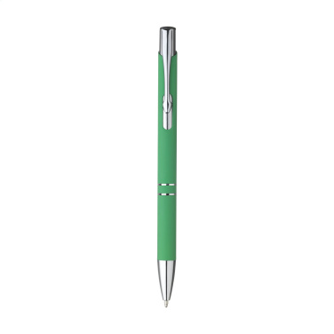 Logo trade advertising products image of: Ebony Soft Touch Accent pen