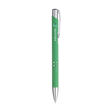 Logo trade corporate gifts picture of: Ebony Soft Touch Accent pen