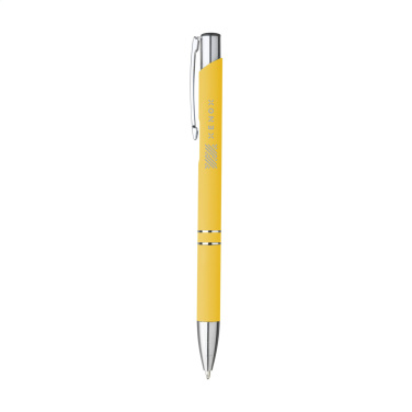 Logotrade promotional gift picture of: Ebony Soft Touch Accent pen