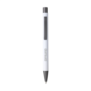 Logo trade promotional item photo of: Brady Soft Touch Recycled Alu pens