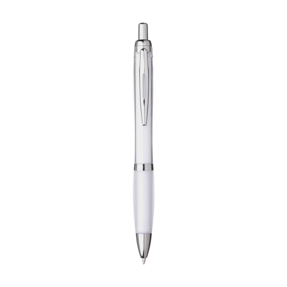 Logo trade promotional item photo of: Athos Solid GRS Recycled ABS pen