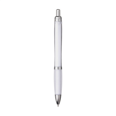 Logo trade promotional items image of: Athos Solid GRS Recycled ABS pen