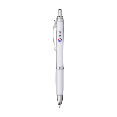 Logo trade promotional gifts picture of: Athos Solid GRS Recycled ABS pen