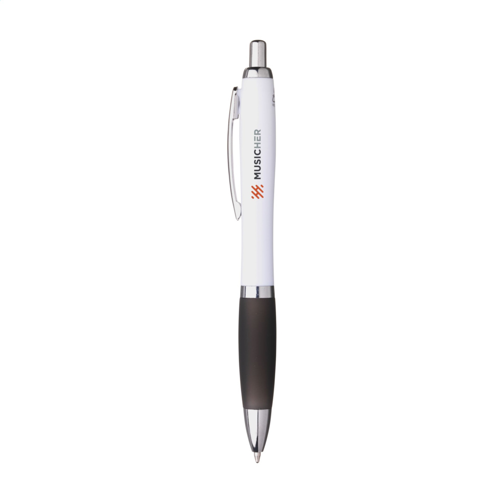 Logo trade advertising product photo of: Athos Trans GRS Recycled ABS pen