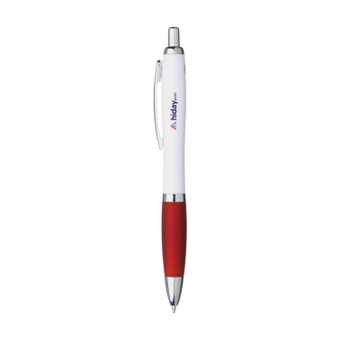 Logo trade corporate gifts image of: Athos Trans GRS Recycled ABS pen