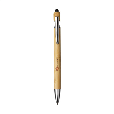 Logotrade promotional item image of: Luca Touch Bamboo stylus pen