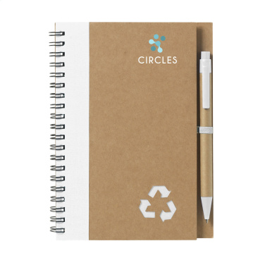 Logotrade promotional products photo of: Recycle Note-L Paper notebook