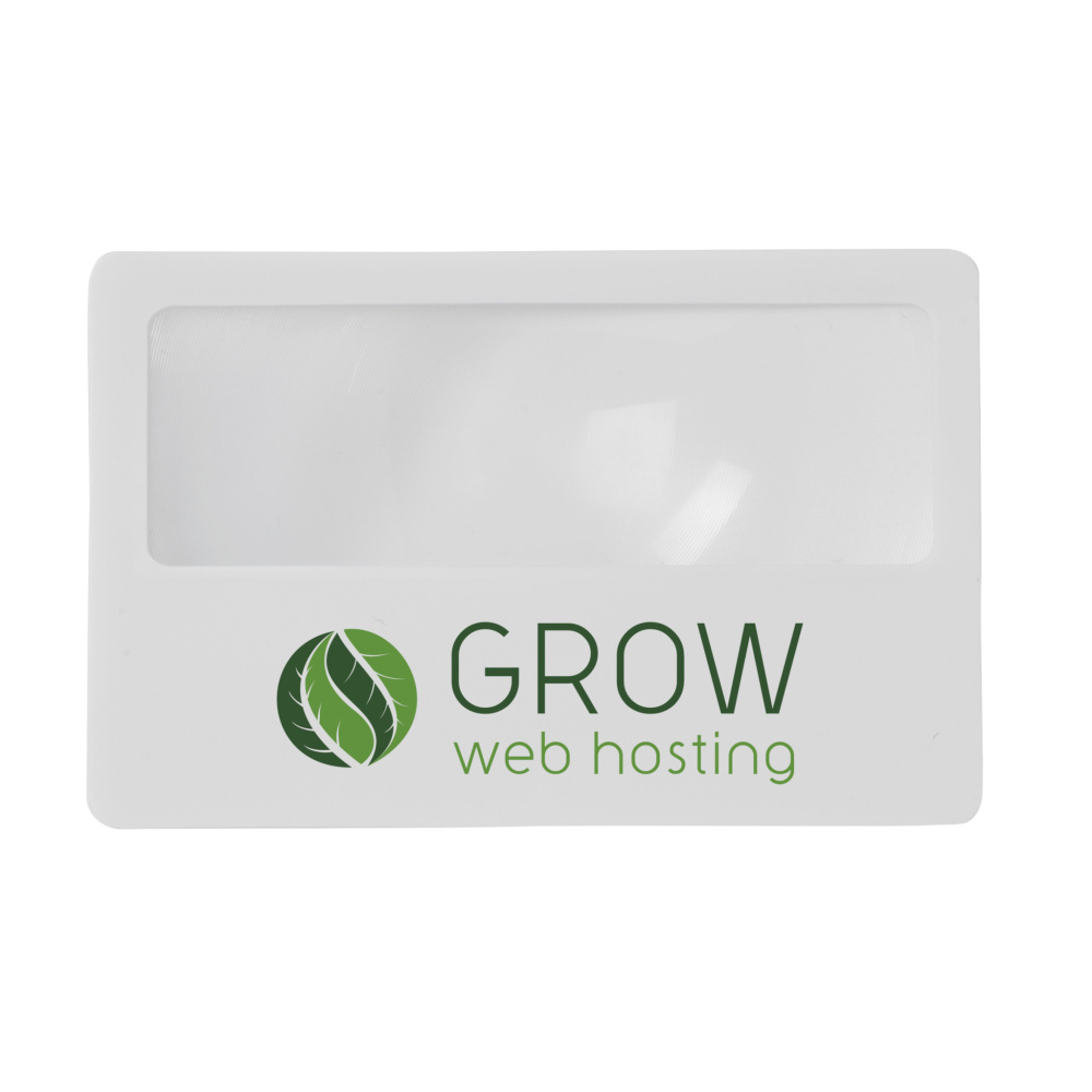 Logo trade promotional products image of: Loupe Creditcard magni-glass