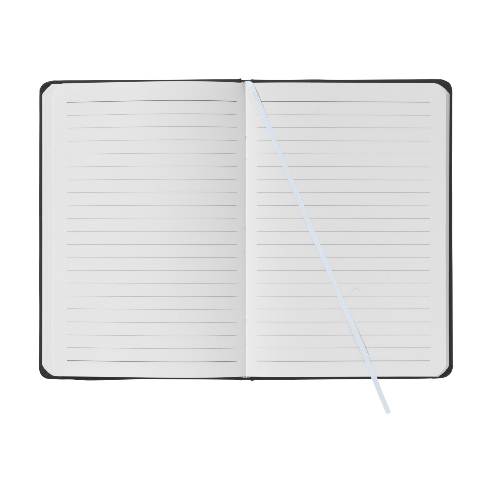 Logo trade promotional gifts picture of: BlackNote A5 Paper notebook