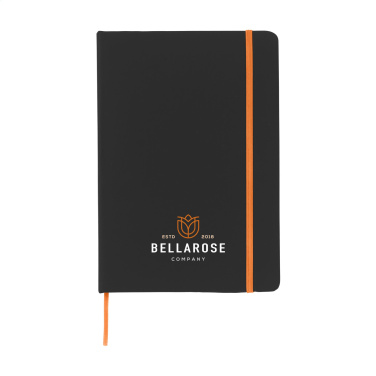 Logo trade promotional merchandise picture of: BlackNote A5 Paper notebook