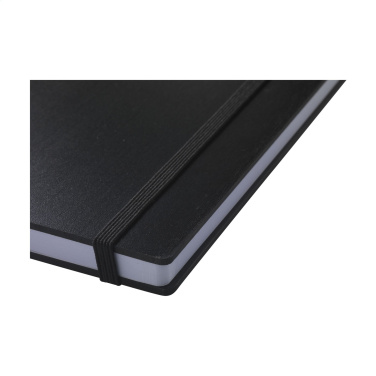 Logo trade promotional products picture of: Bamboo Journal Naked Spine Paper Notebook Black A5