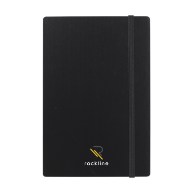 Logo trade advertising products picture of: Bamboo Journal Naked Spine Paper Notebook Black A5