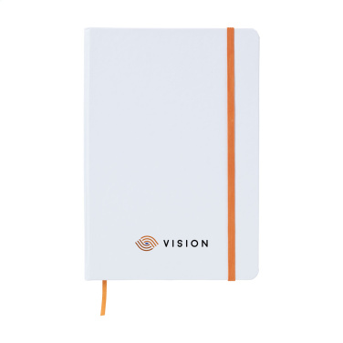 Logo trade corporate gift photo of: WhiteNote A5 Paper notebook