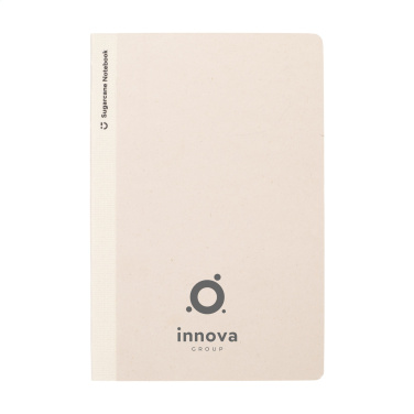 Logo trade promotional merchandise photo of: Sugarcane Paper Notebook A5