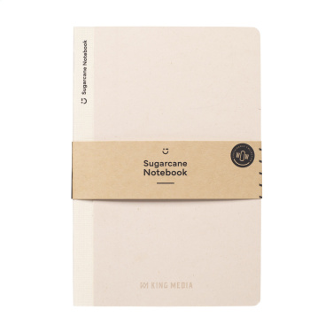 Logo trade business gift photo of: Sugarcane Paper Notebook A5