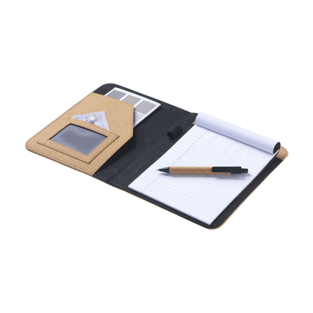 Logo trade promotional item photo of: Eco Conference Cork A5 document folder