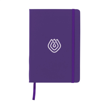 Logo trade corporate gifts picture of: BudgetNote A5 Blanc Paper notebook