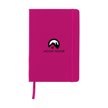 Logo trade business gift photo of: BudgetNote A5 Blanc Paper notebook