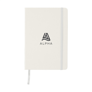 Logo trade promotional gifts image of: BudgetNote A5 Blanc Paper notebook