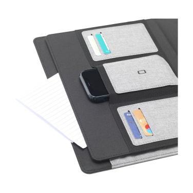 Logo trade corporate gift photo of: Quest Portfolio RCS RPET A4  document folder