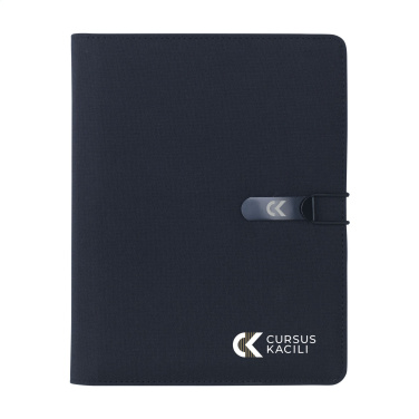 Logo trade promotional merchandise image of: Quest Portfolio RPET A5 document folder