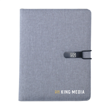 Logo trade promotional merchandise picture of: Quest Portfolio RPET A5 document folder