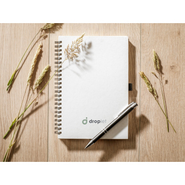 Logo trade promotional giveaway photo of: Milk-Carton Wire-O Paper Notebook A5