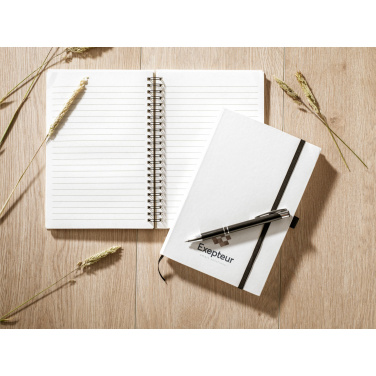 Logo trade promotional gifts picture of: Milk-Carton Wire-O Paper Notebook A5