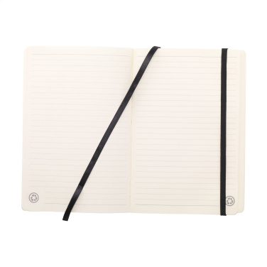 Logo trade promotional item photo of: Monti Recycled Leather - Paper Notebook A5