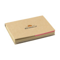 Milk-Carton Recycled StickyMemo Paper memo pad, brown