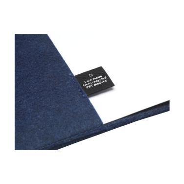 Logo trade business gift photo of: Felty GRS RPET Paper Notebook A5