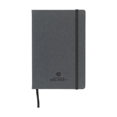 Logotrade promotional merchandise photo of: Montana Recycled Leather Paper Notebook A5