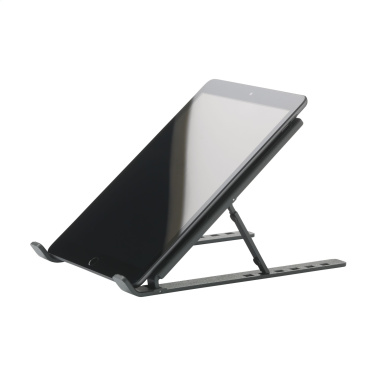 Logo trade promotional merchandise photo of: Standby GRS Recycled Alu Laptop Stand